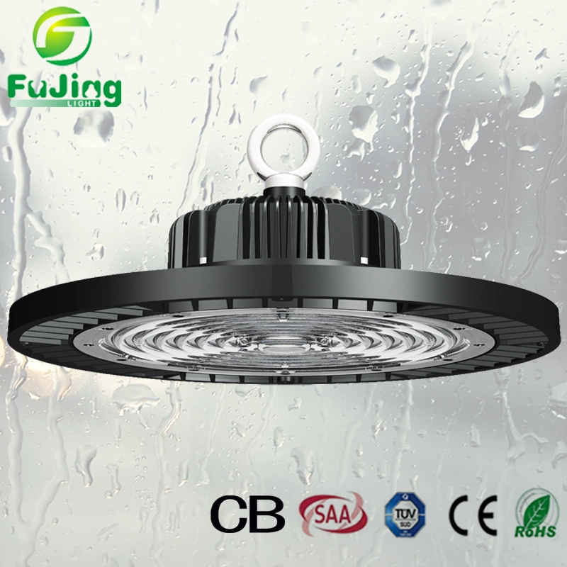 0-10V Dimmable Interior Industrial LED Lighting for Warehouse Workshop 150W UFO High Bay