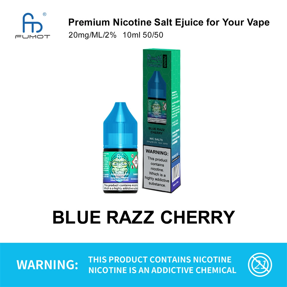 Hot Sale Premium Nicotine Salt Ejuice 36 Tasty Flavors E-Cigarette Liquid Fumot Randm Tornado 7000 Ejuice Disposable Electronic Cigarette Liquid