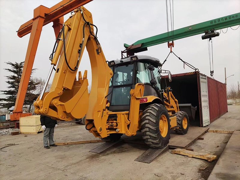 Factory Supply Wheel Backhoe Loader Low Price