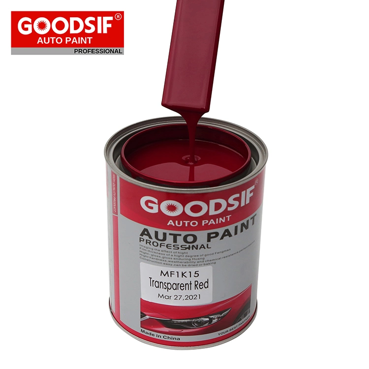 Alquiler de acabar la Pintura La pintura de automóviles de capa base 2K 2K de la pintura de color sólido para la capa de barniz de reparación de carrocería