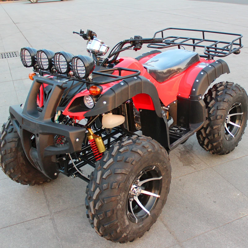 250cc gasolina ATV conducción comodidad Diseño de tubo de escape doble