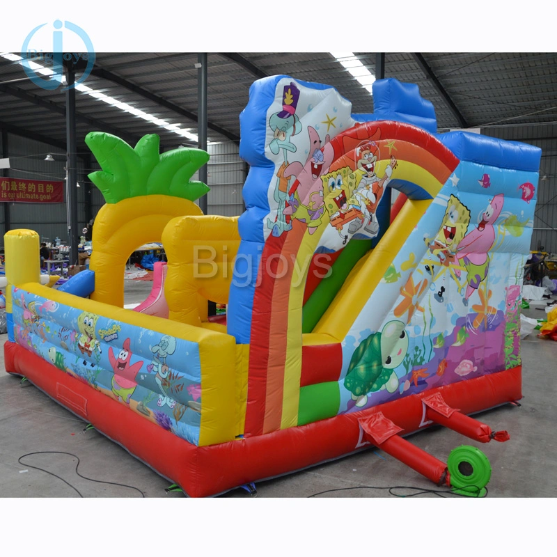 New Design Commercial Inflatable Bouncy Castle with Slide Inflatable Bounce Castle