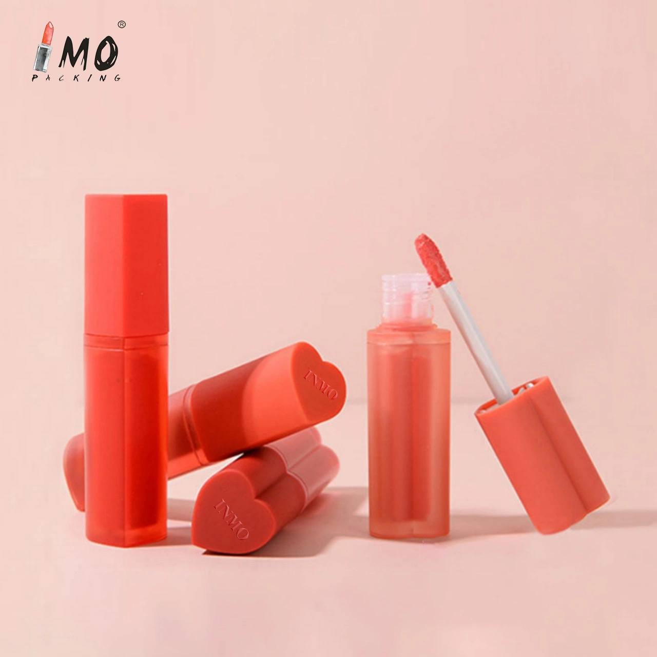 Irregular Design Ins Amazon Heart Shape Lipgloss Tube DIY Lipgloss