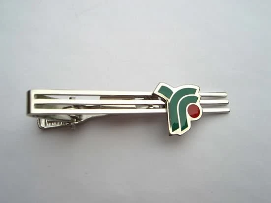 Metal Tie Bar with Customer's Logo Engraving