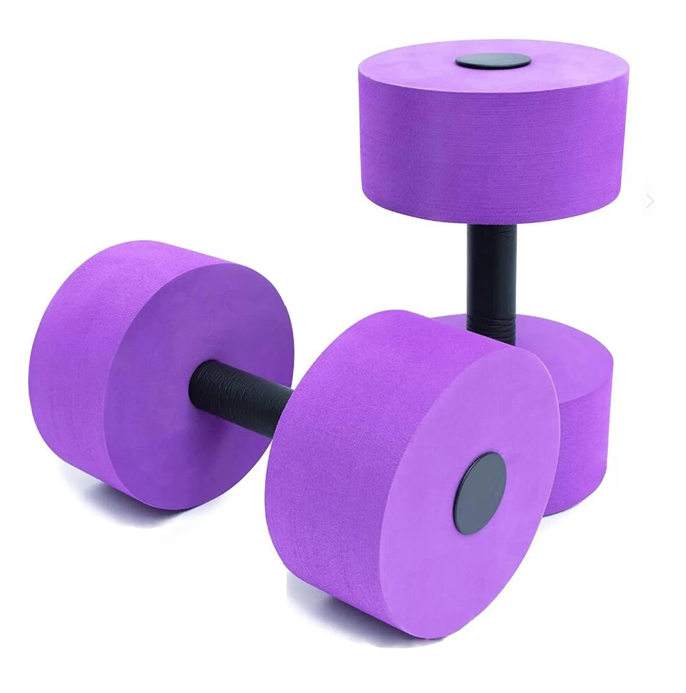 EVA Wholesale/Supplier Custom Logo Round Shaped Colorful Cheap Swimming Foam Waterproof Dumbbells