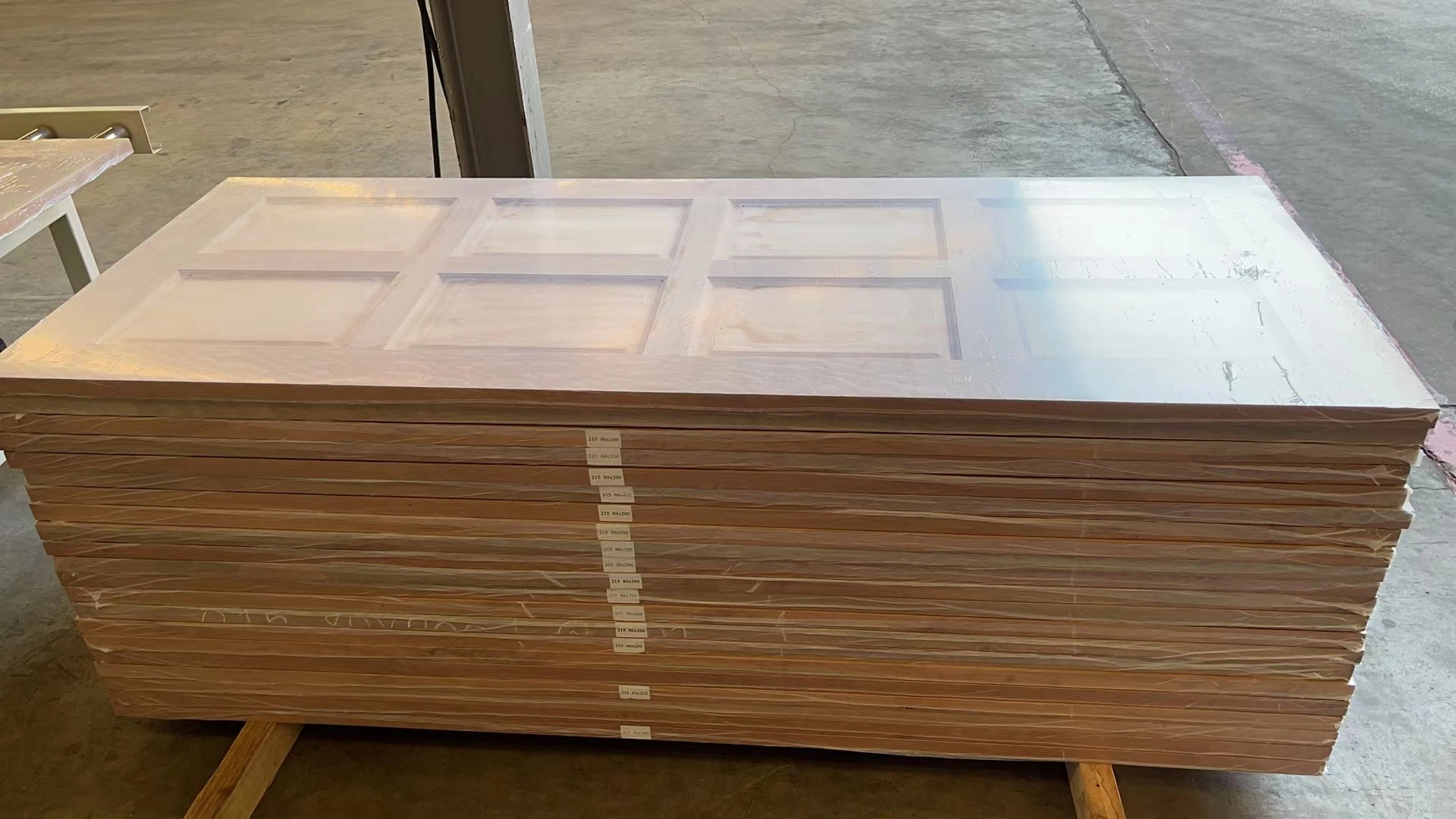 Woodwork Wood Ware Door Window Panel Board Automatic Wooden Product Shrink Pack Packing Machine