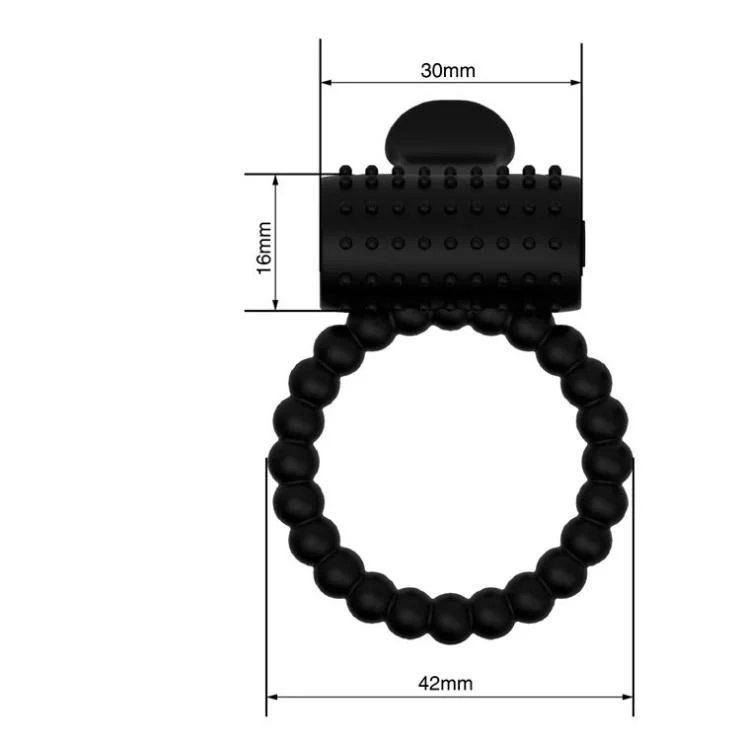 Waterproof Rabbit Silicone Lock Fine Delay Electric Penis Vibration Training Slender Cock Ring