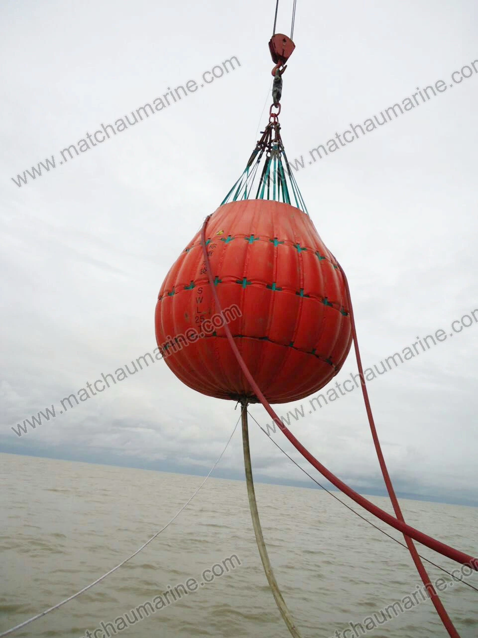 35t Water Weight Bags for Davit Load Testing