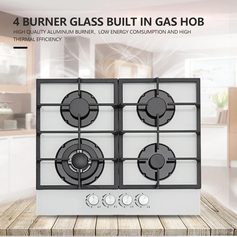 Gas Kitchenware with Safety Built in Gas Hob (JZG54007W)