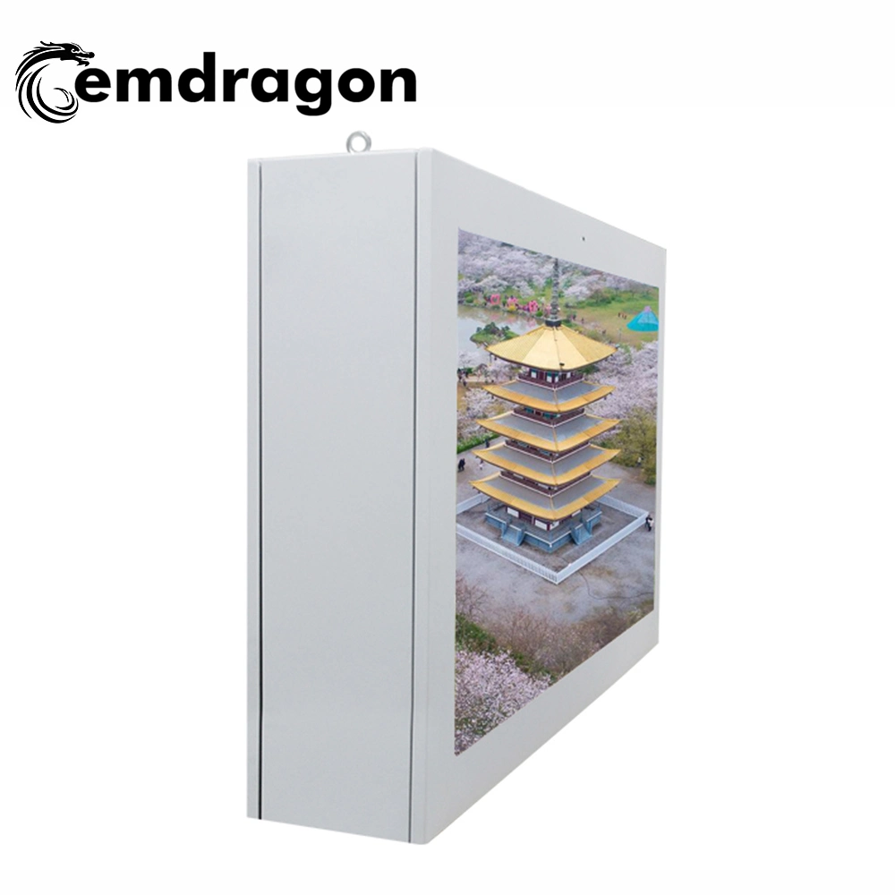 Air-Cooled Horizontal Screen Wall Hanging Outdoor Advertising Machine 65 Inch Indoor Ad Screen LED Digital Signage Promotional Advertising Player