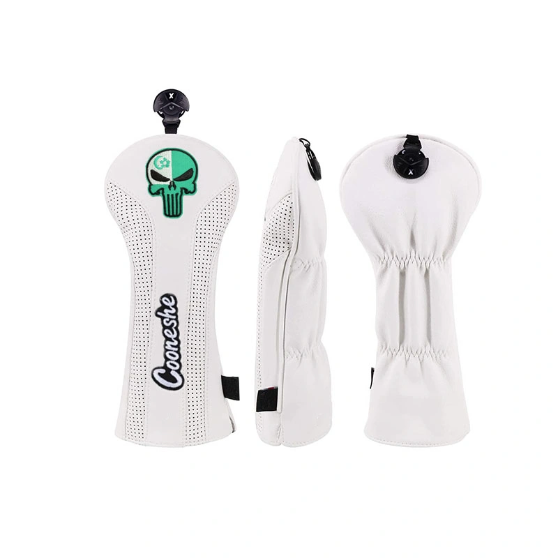 High quality/High cost performance  PU Leather Small Order Wholesale/Supplier Custom Embroidered Logo Cheap Golf Head Covers