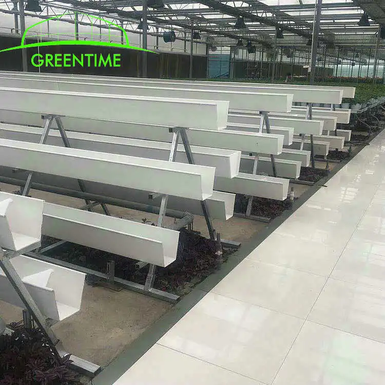 Hydroponic Planting Channel Gutter Nft Vertical System for Strawberry