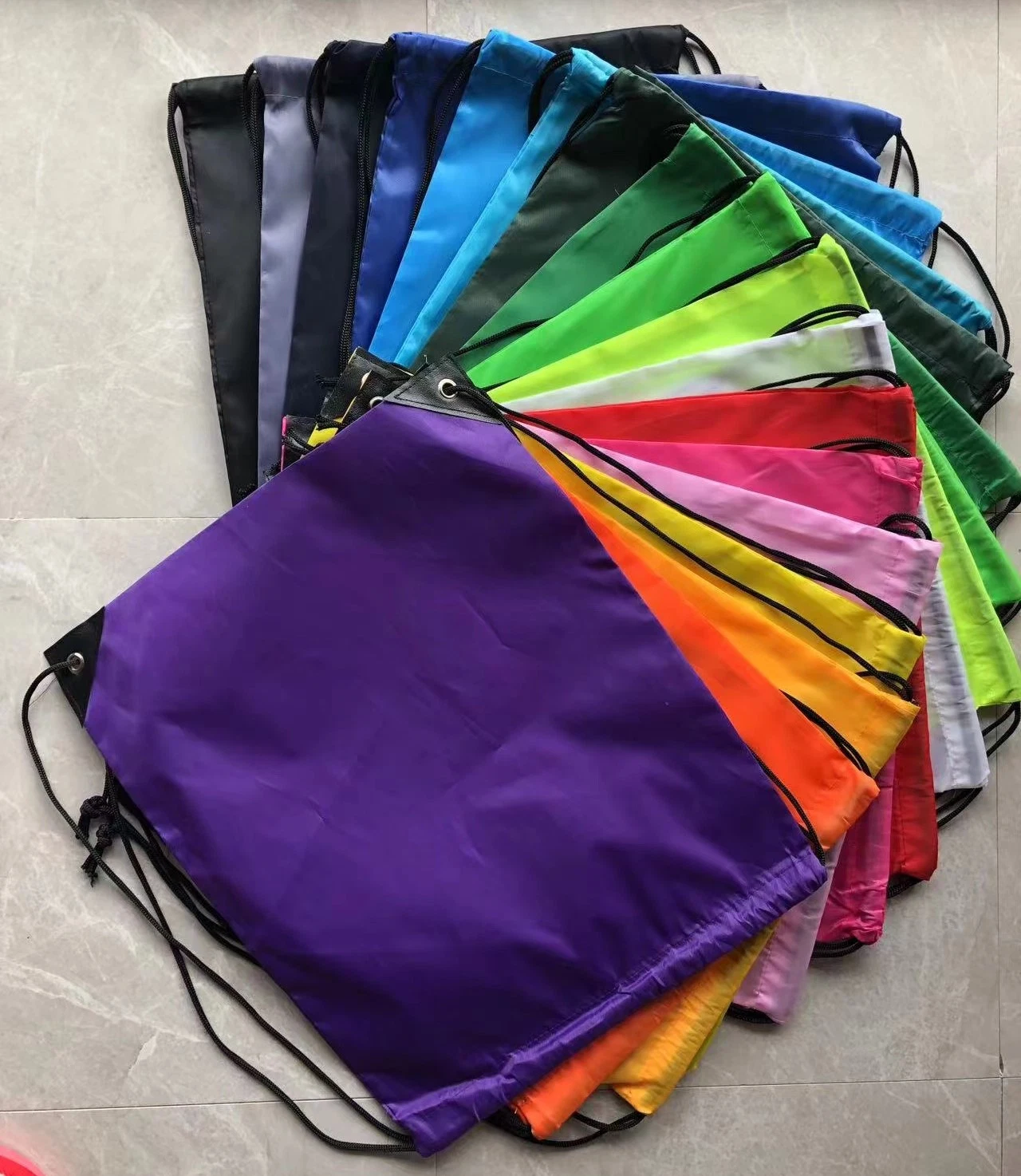 Promotional Polyester Drawstring Backpack Bags