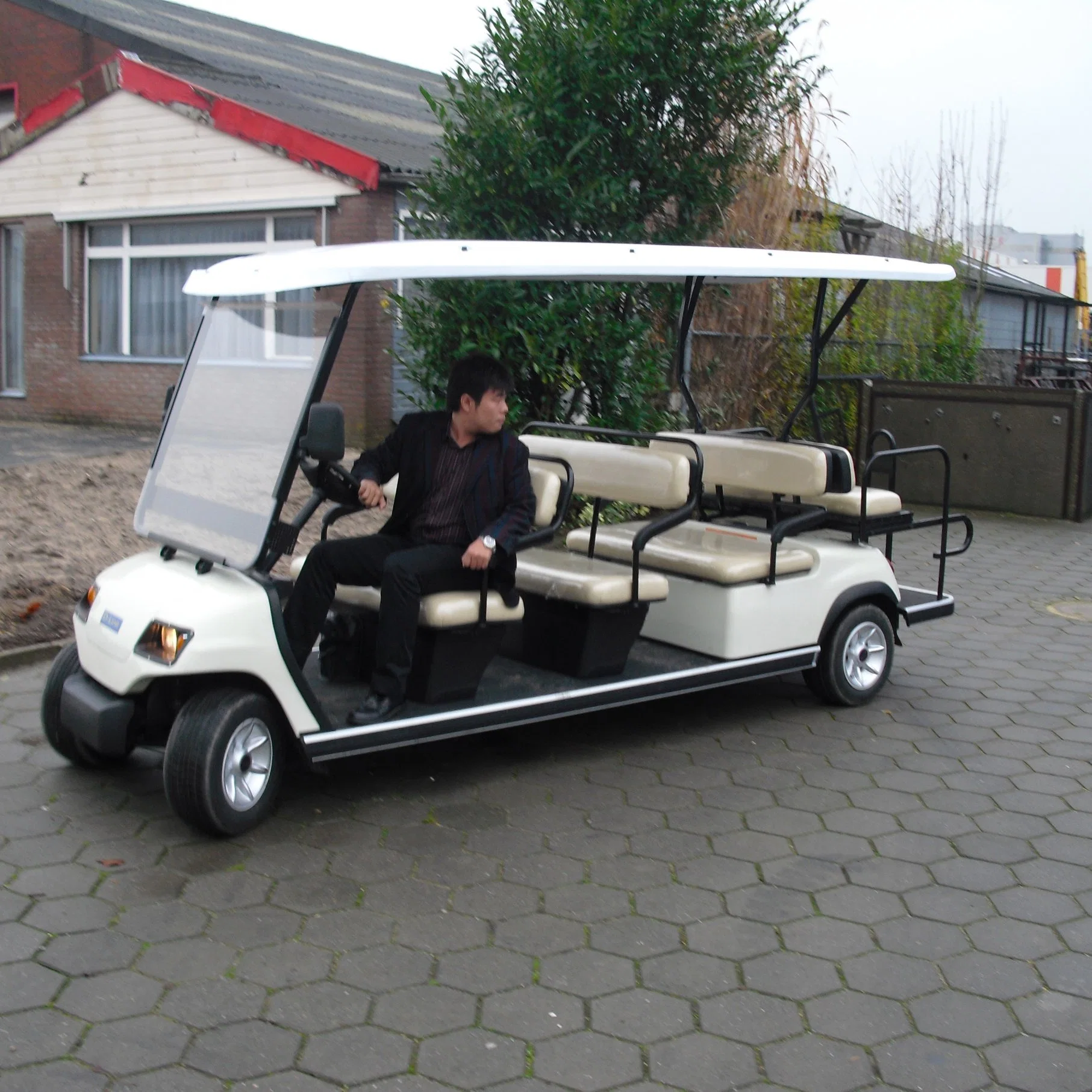 Wholesale/Supplier Electric Sightseeing Patrol Car 11 Passenger Electric Vehicle (Lt-A8+3)