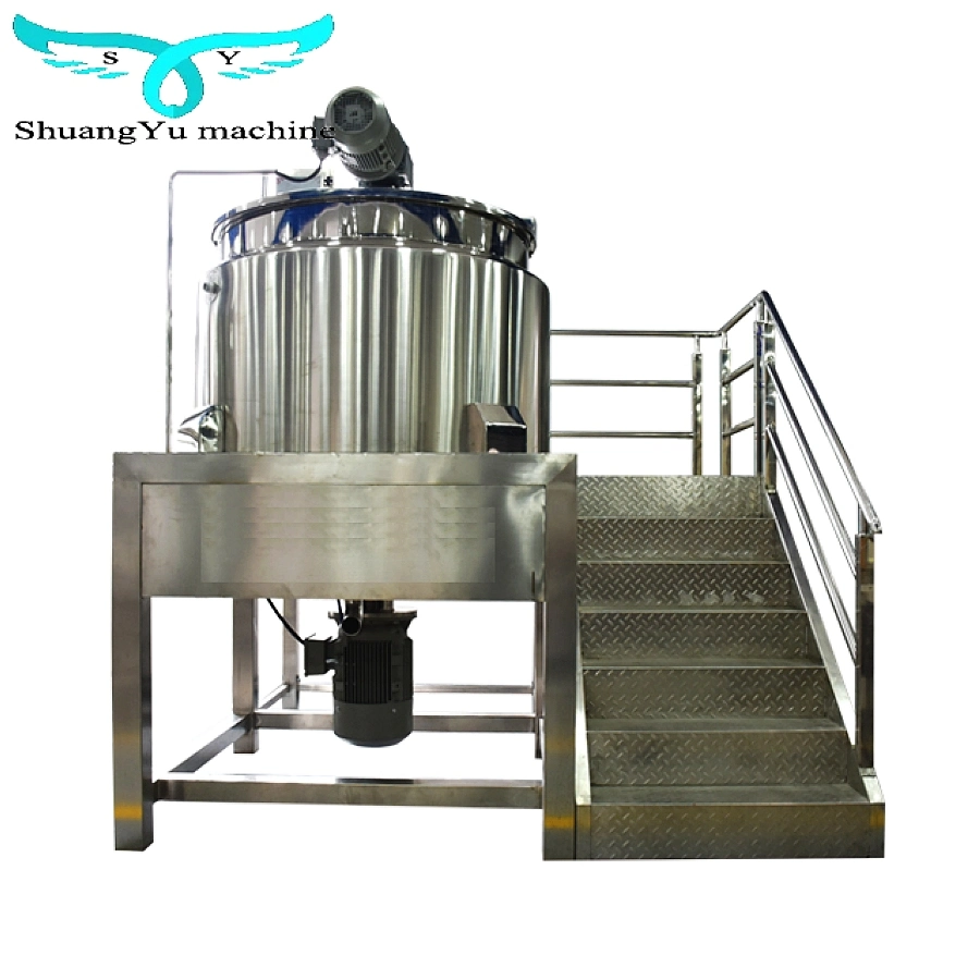 Fully Automatic High Pressure Homogenizer Mixer Alcohol Gel Hand Sanitizer Liquid Soap Making Machine Price