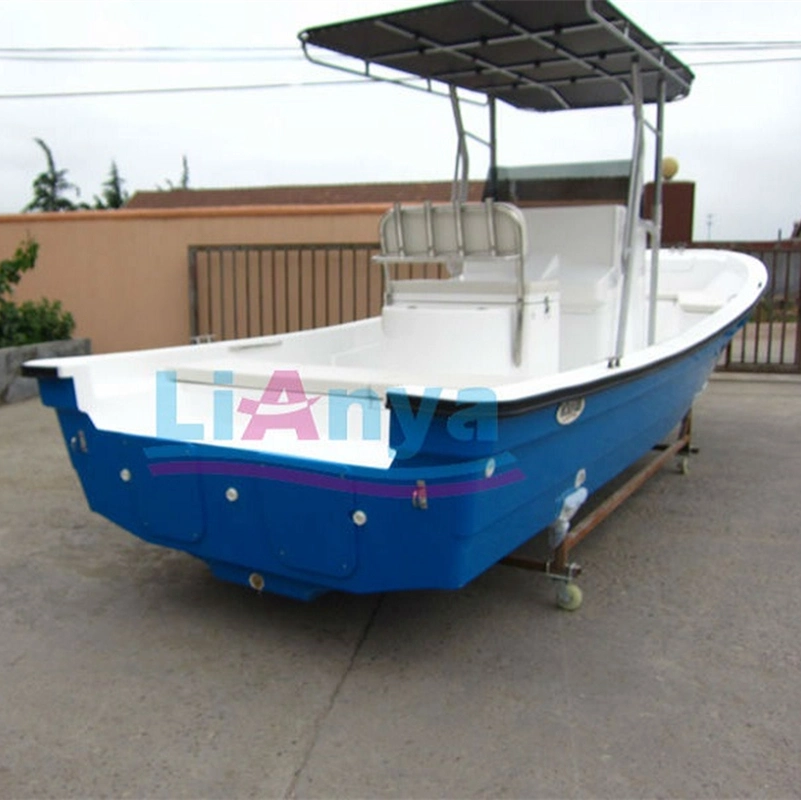 Liya 7.6meters Fishing Boat for Ocean Fiberglass Boat Building