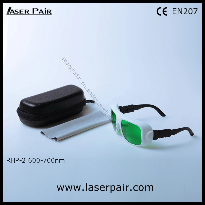 Adjustable Frame 36 of Laser Safety Goggles & Laser Protection Eyewear 635nm, 650nm, 694nm (RHP-2 600-700nm) with Frame 36