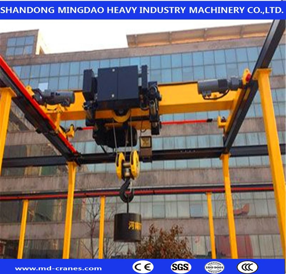 ISO/CE/SGS New Type 5t 15t 30t to 300t Capacity Construction Equipment Highest Work Class European Wire Rope Hoist Best Eot Single Girder Overhead Crane