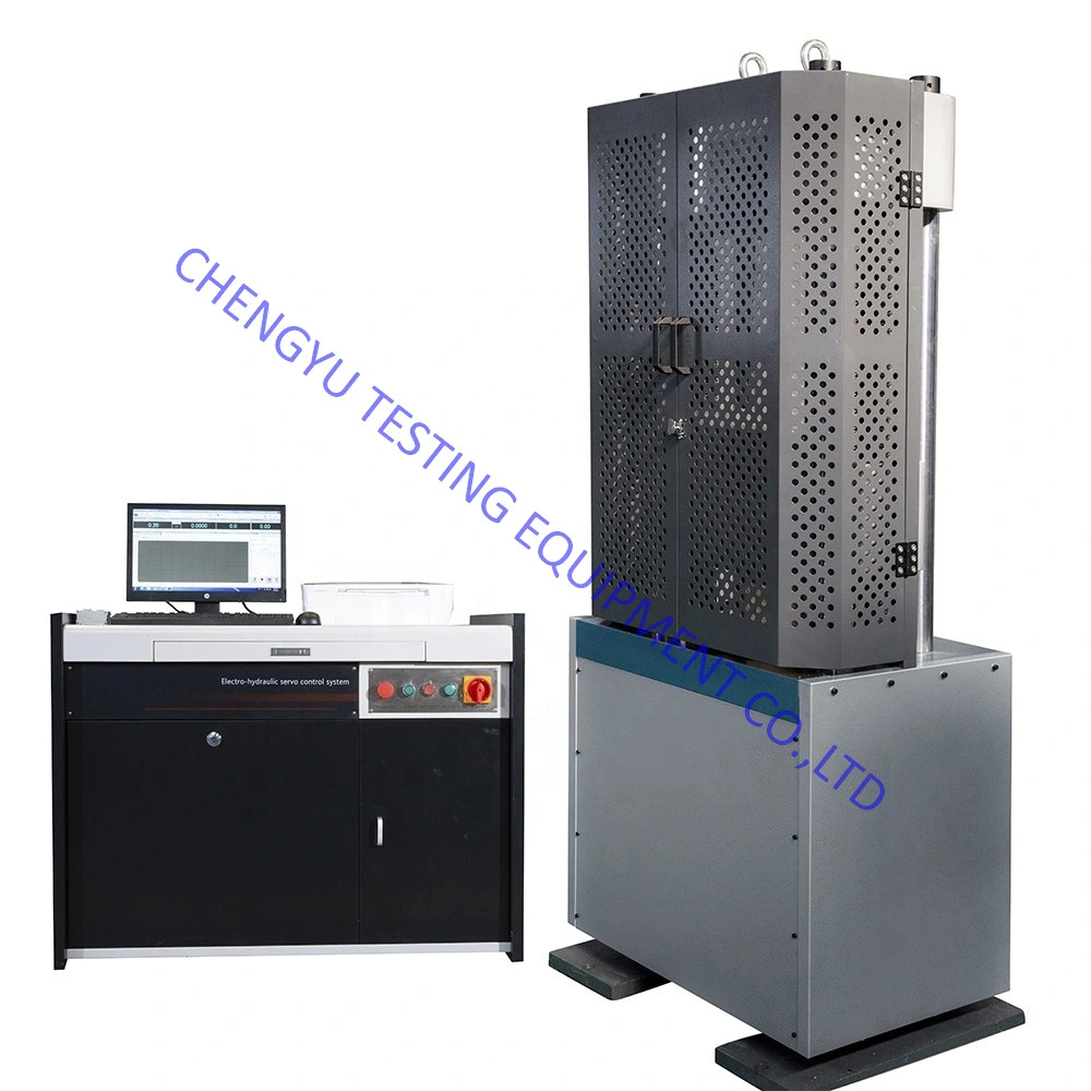 Waw Automatic Microcomputer Computer Controlled Servo Universal Testing Machine with ISO International Standards for Laboratory/Construction Industry