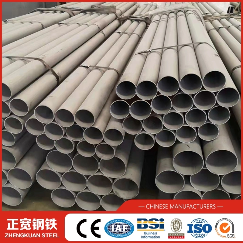 ASTM DIN En JIS ISO SGS 317L 316 316L Customized Drawing Sandblasting Titanium Plating Etching Anti Fingerprint Seamless Pipe Stainless Steel Pipe