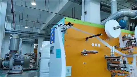 China ISO aprovada Jwc Pads Making Machine Sanitary Napkin produção Linha