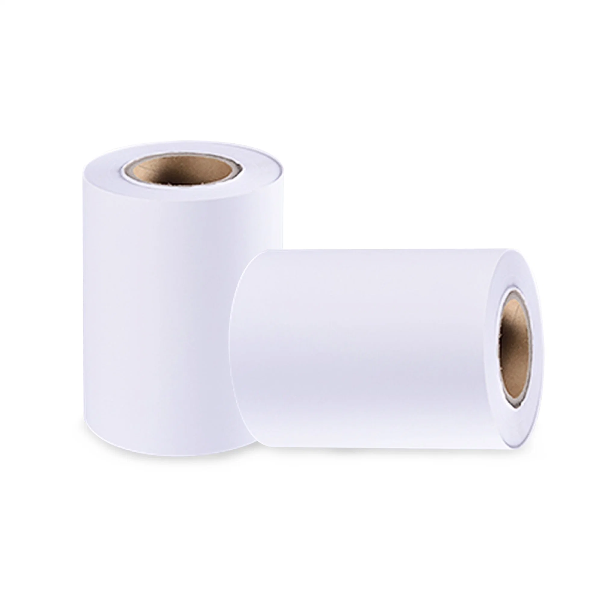 Coated Proof Self Adhesive Paper Sticker Jumbo Roll Jumbo Label Material Printing Direct Thermal Labels Rolls Blank Stickers-1.55m and 1.09m