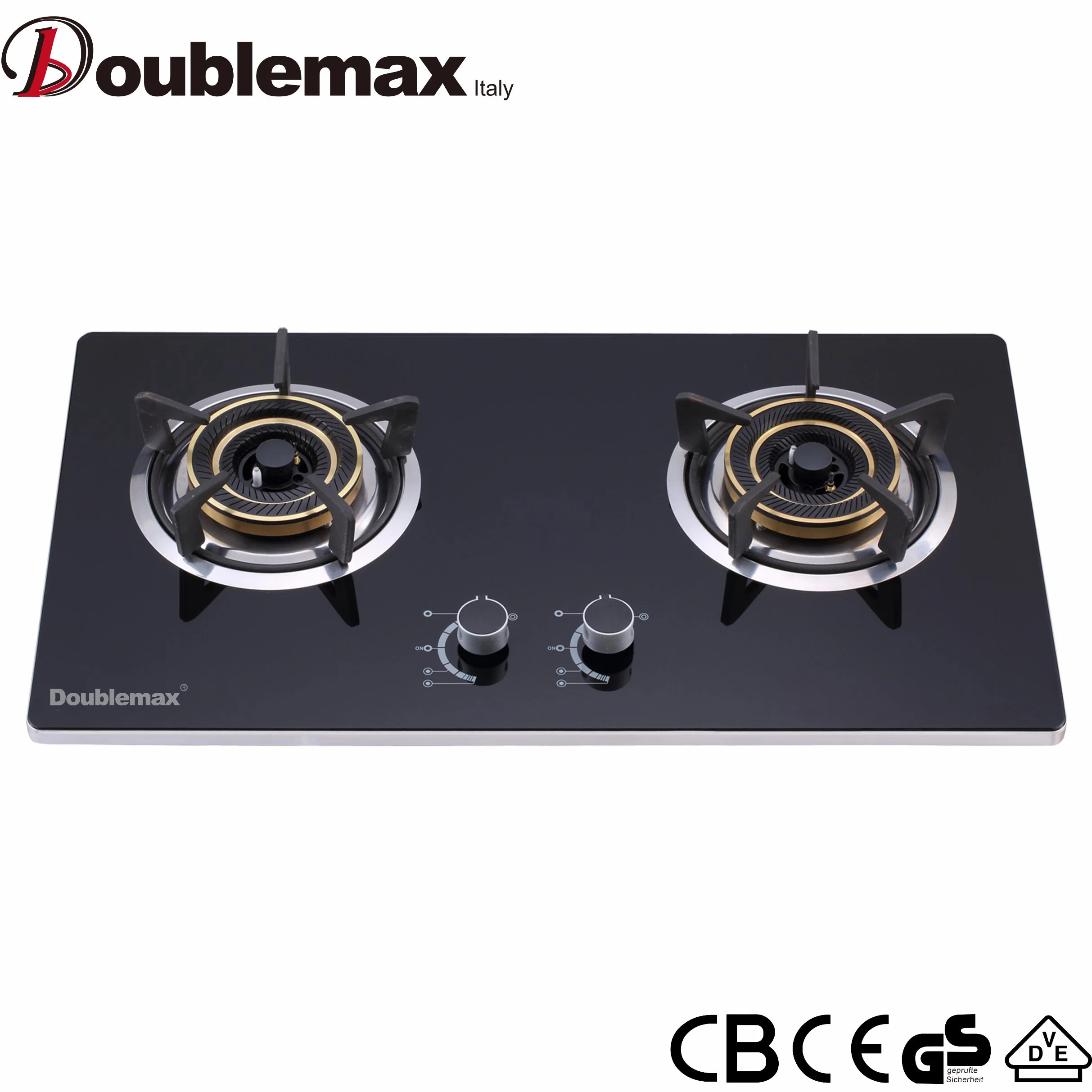 Kitchen Modern Build-in Double 2 Burners LPG Gas Range