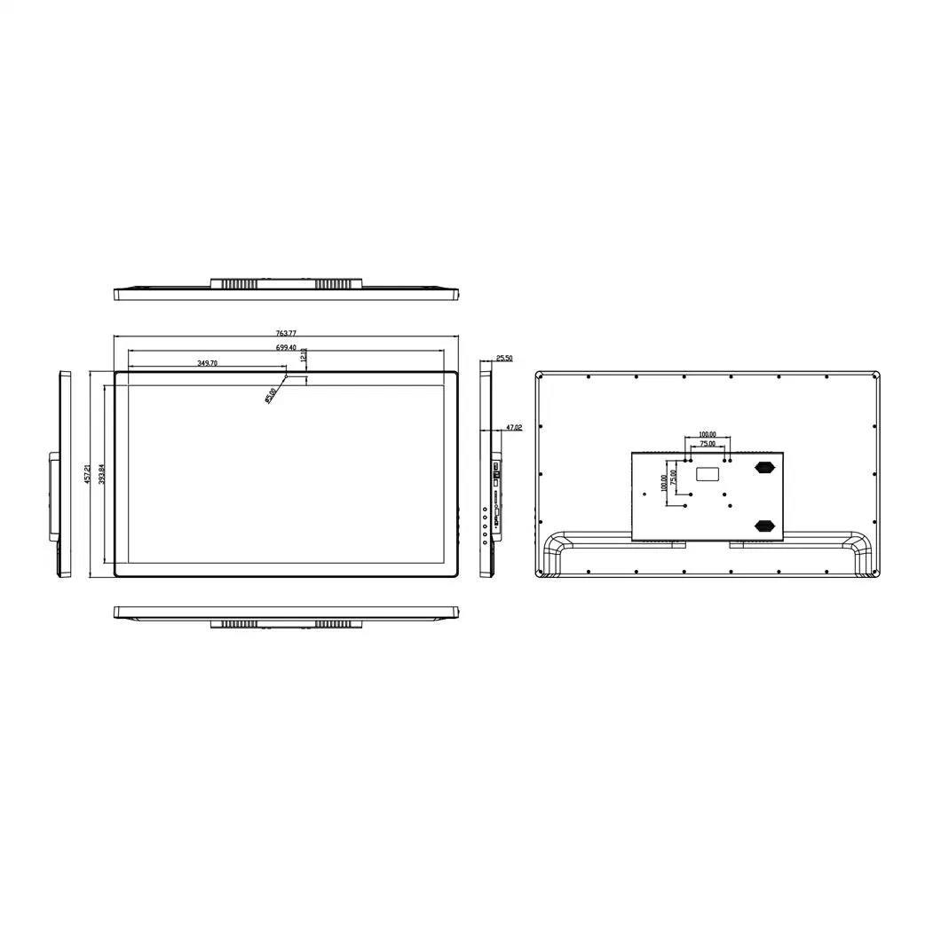 Durable in Use 13.3/32 Inch Capacitive Touch Screen Customer Feedback Evaluator Bank Restaurant Ordering Poe RJ45 NFC Camera Desktop Android LCD Display