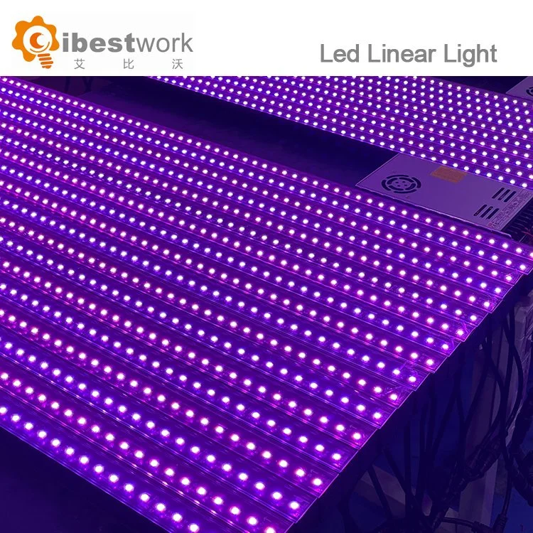 Luminosité DMX RVB Pixel LED barre lumineuse linéaire aluminium DJ Club d'éclairage extérieur sur scène IP65