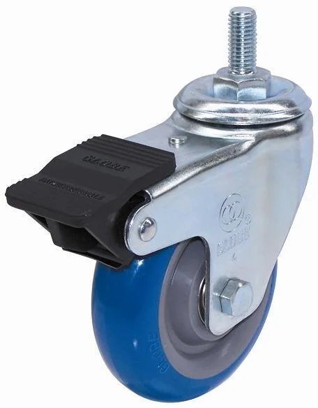 Middle-Duty 1.5/2/ 2.5/3 Inch Fixed Caster Wheel PVC Small Industrial Wheels