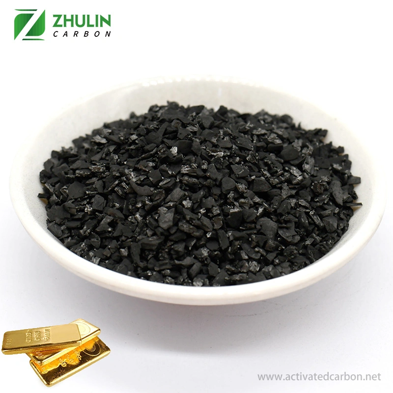 Factory Price High Iodine Value 6X12mesh Coconut Shell Activated Charcoal for Gold Mining