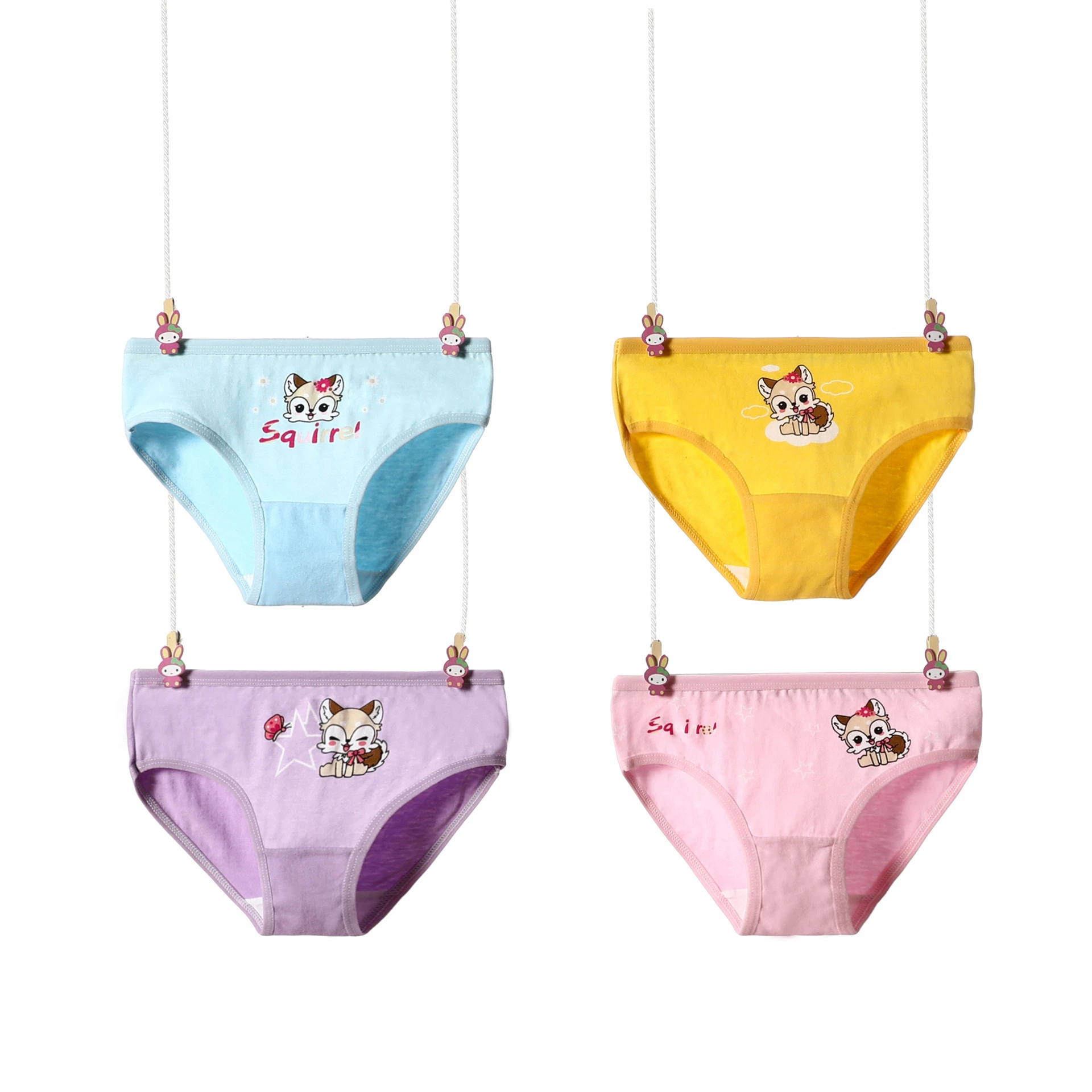 Multi-Colors Comfortable Children Baby Girl Cotton Underpants