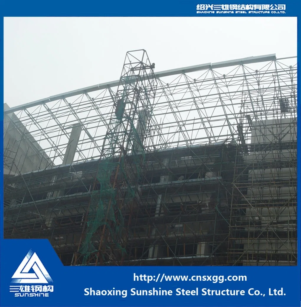 Large Span Steel Structure Trusses with Steel Beam for Gym