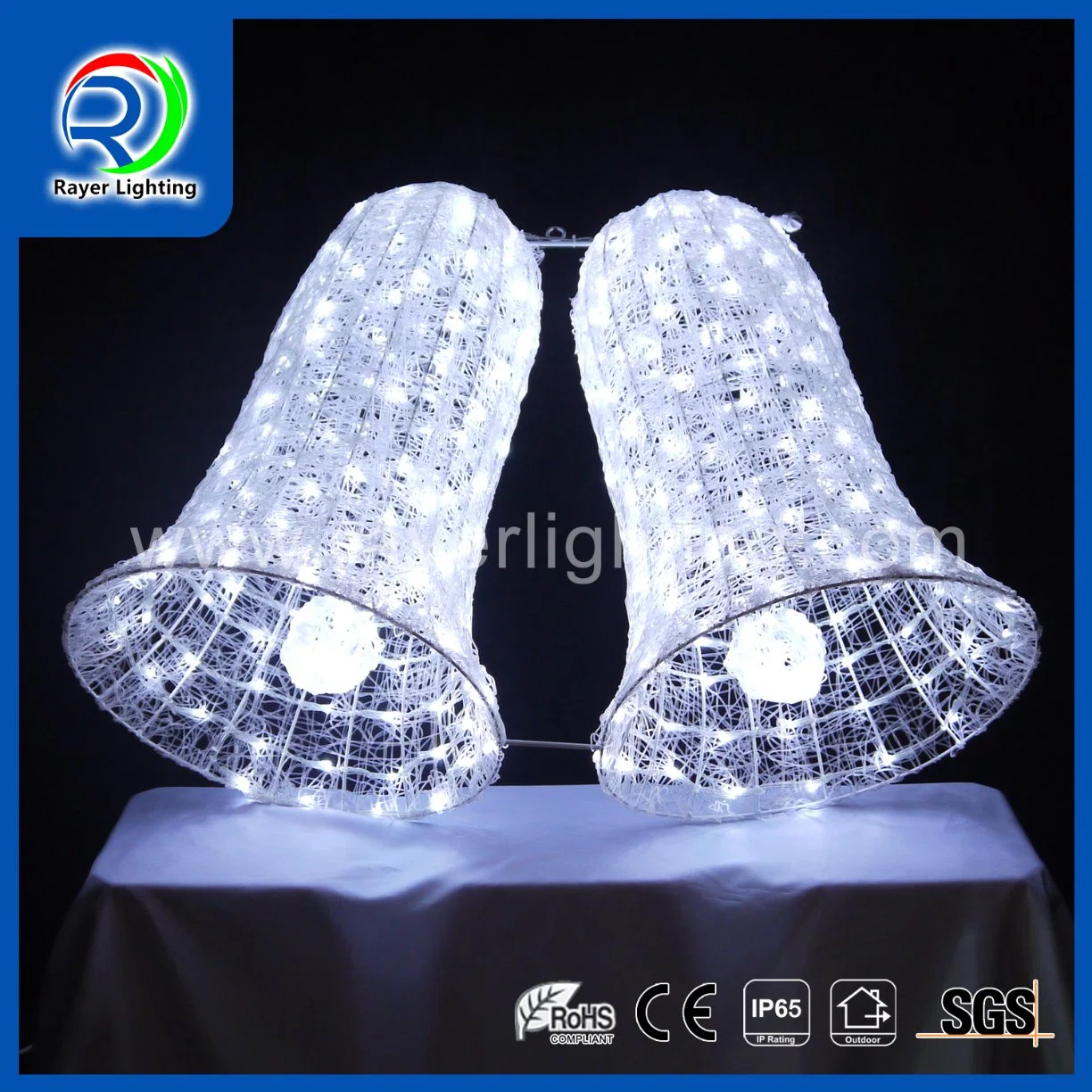 LED Motif Lighting New York Decoration Christmas Bells