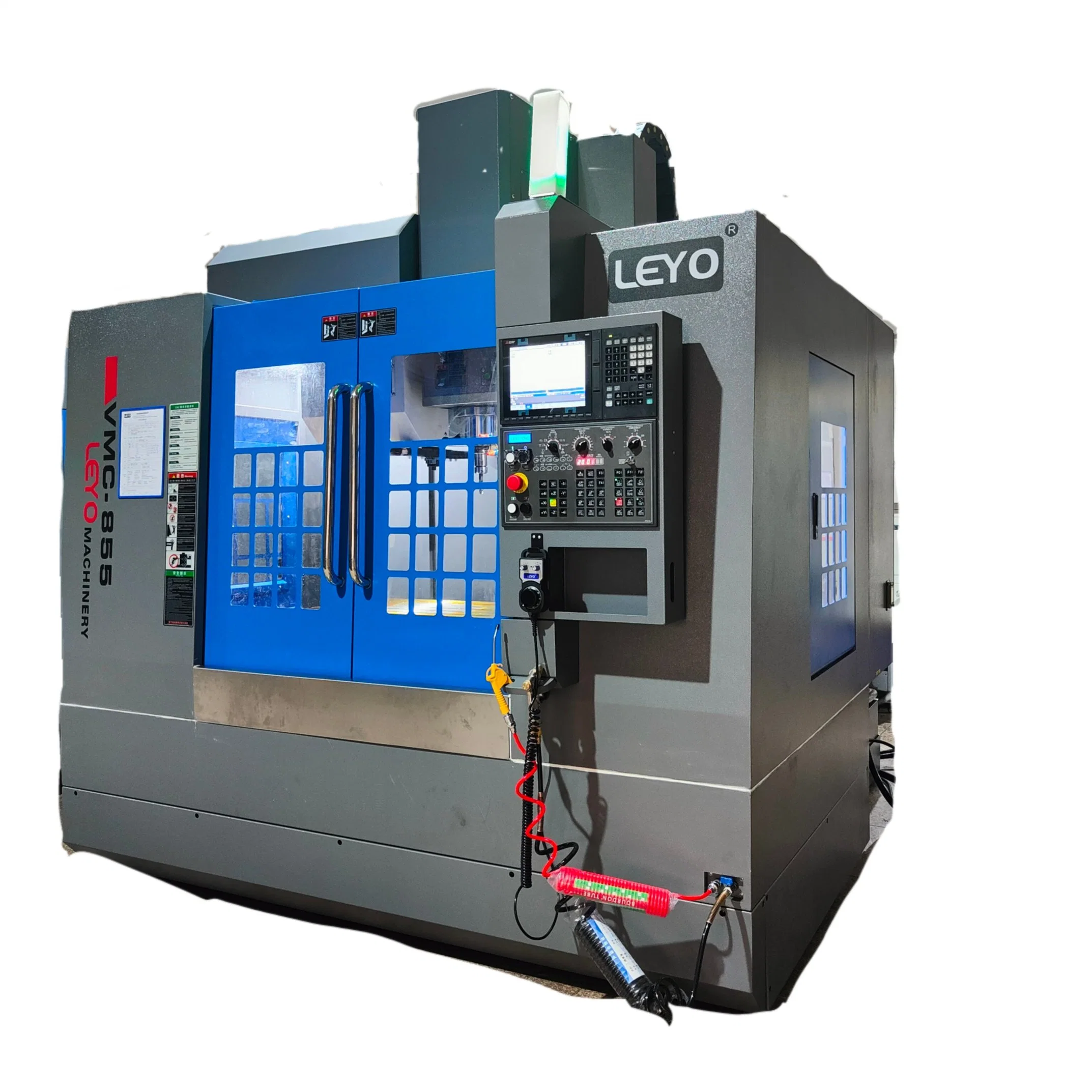 Leyo 3 Axis 4 Axis Okada Tool Library Direct Spindle12000rpm Vmc 855 Machining Center CNC Machine