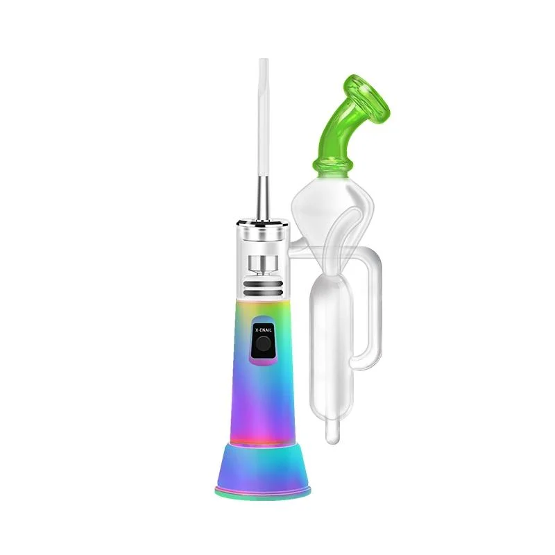 2023 cigarros eletrónicos mais vendidos X-Enail Hookah Kit de cera concentrado Dry Herb Vaporizer Budder DAB Rig Factory preço por grosso