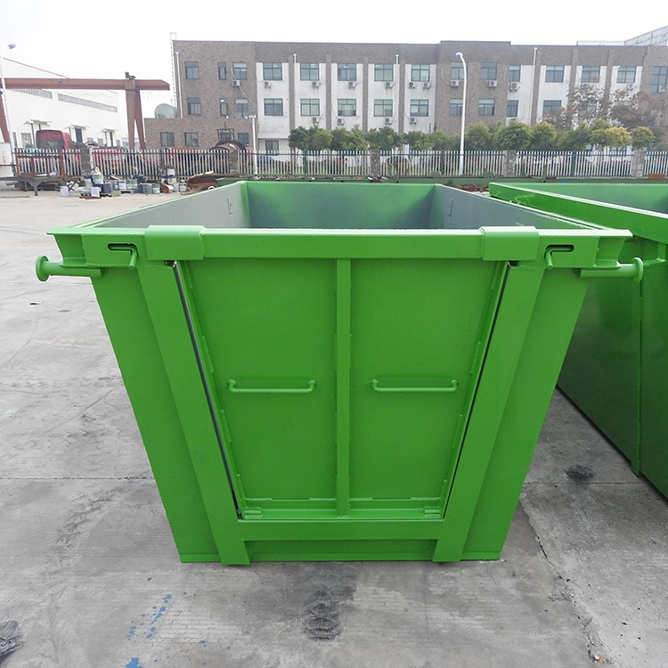 Dump Truck Steel Waste Garbage Bin Skip Containers