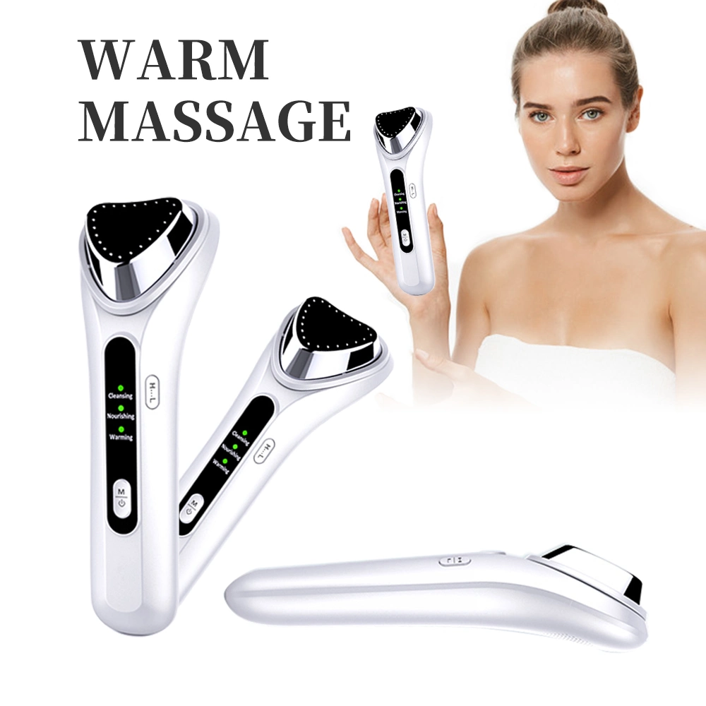 Ultrasonic Photon Skin Rejuvenation Machine Produtos De Limpeza Nourishing Pore Cleansing Essence Importer Heating Face Massager