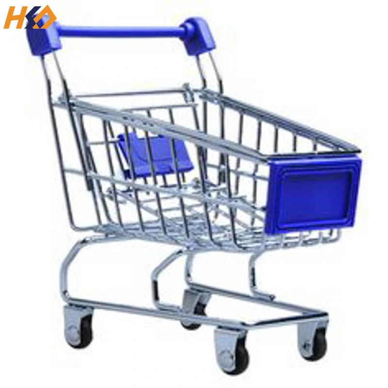 Factory Manufacturer Customized Hand Shopping Cart Metal Treolley Cart Handcart