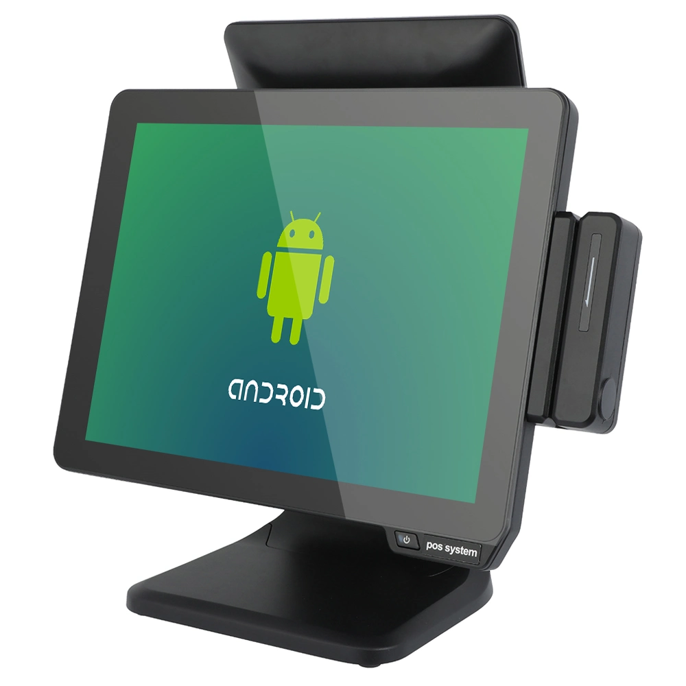 Fornecimento pelo fabricante Ecrã capacitivo de alta qualidade de 10 pontos POS. pos. Toque Máquina tudo-em-um Android Skimmer pos Card Machine