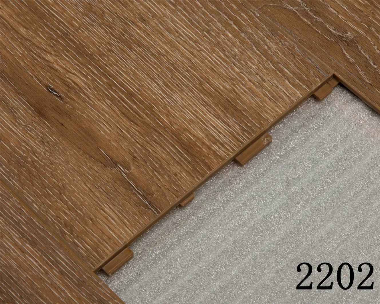 L'utilisation répétée et de décoration intérieure PVC recyclé Cliquez sur le bois des planchers laminés