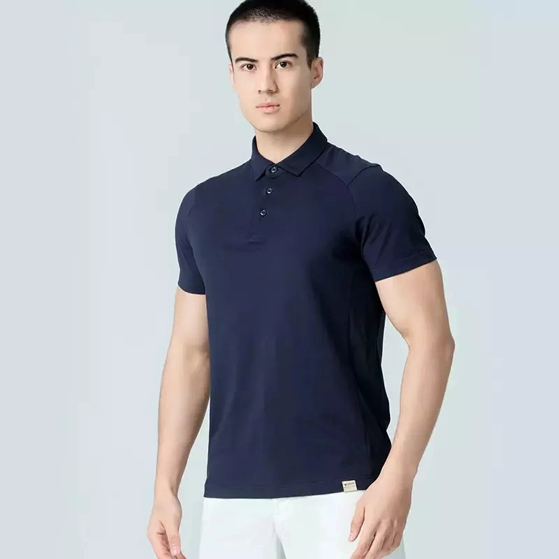 OEM Embroidered Men&prime; S T-Shirts Fit Eco-Friendly Short Sleeve Athletic Polo Shirts Casual Collared Custom Polo T-Shirt for Men