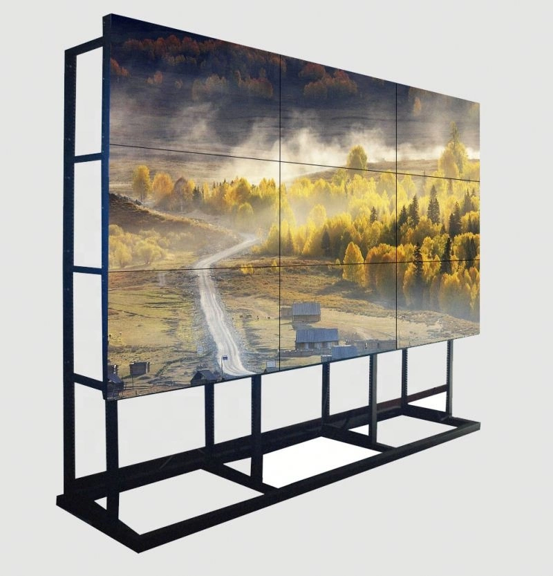 55 Inch 3.5mm Bezel Indoor LCD Display Videowall Screen for Shopping Mall and Conference