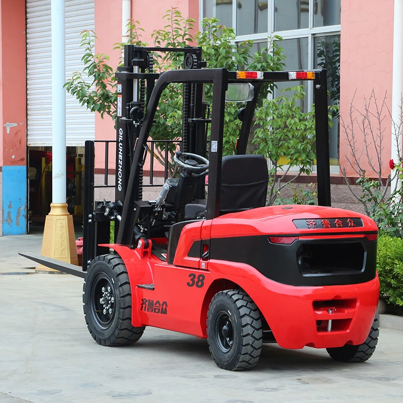 Telescopic Automatic Transmission Industrial Multiple Diesel 3.8 Tons Forklift with Lifting Height