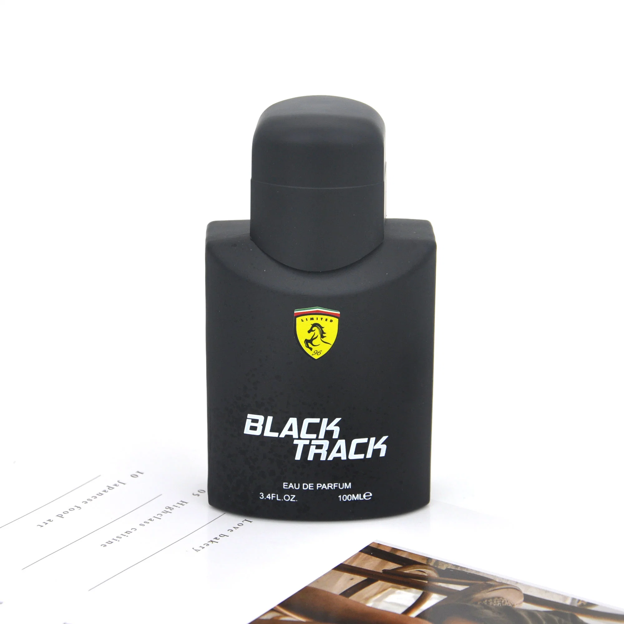 Perfume Rebranding 100ml Factory Selling Square Black Glass Perfume Cologne Bottles with Customized Lid and Box