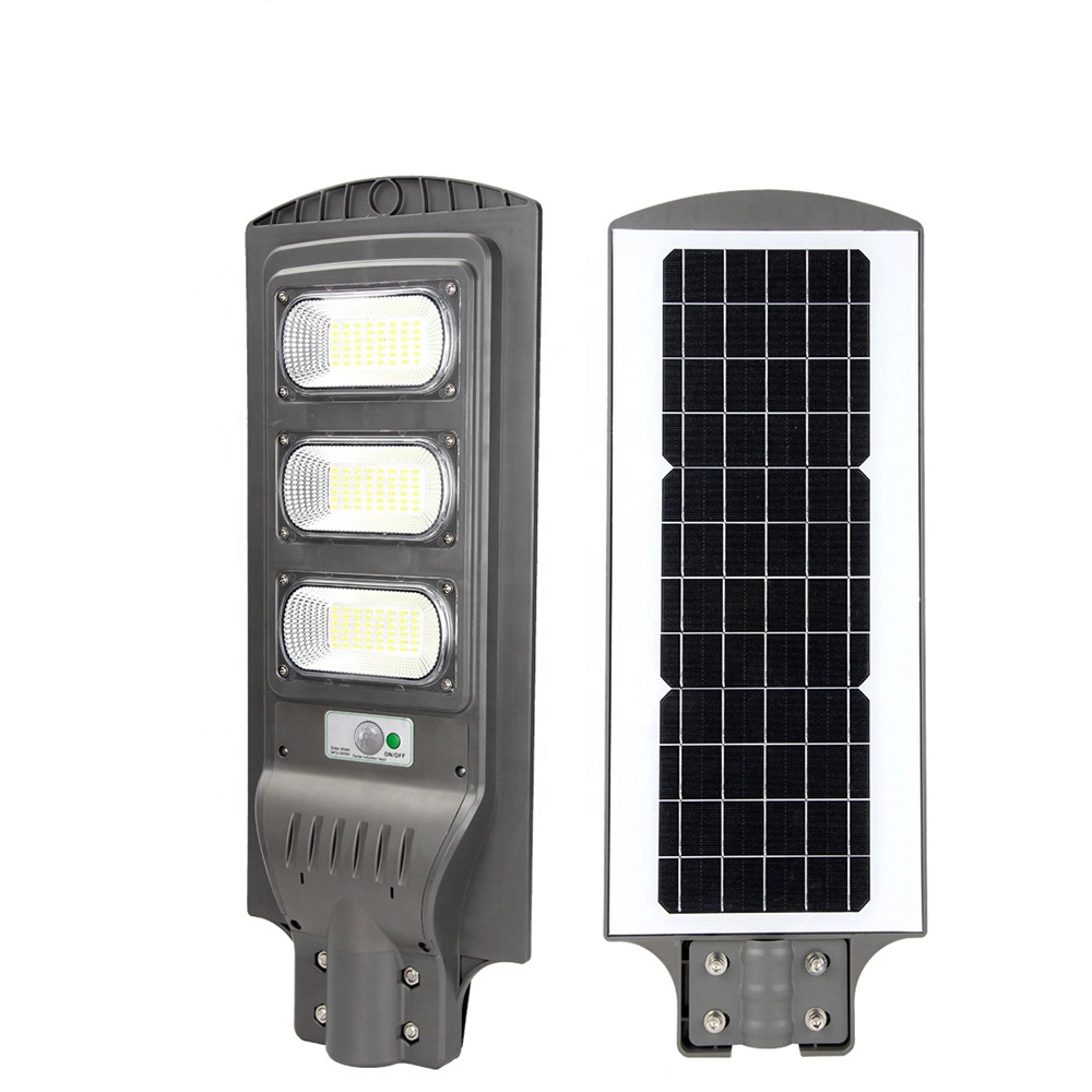 Ampara Focos Exterior LED Solar Solares Pará Alumínio exterior 60W 90W 120W Luz da Coluna Solar