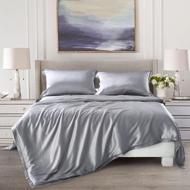 Oeko-Tex 100% Mulberryilk Bed Linen Sheet Bedding