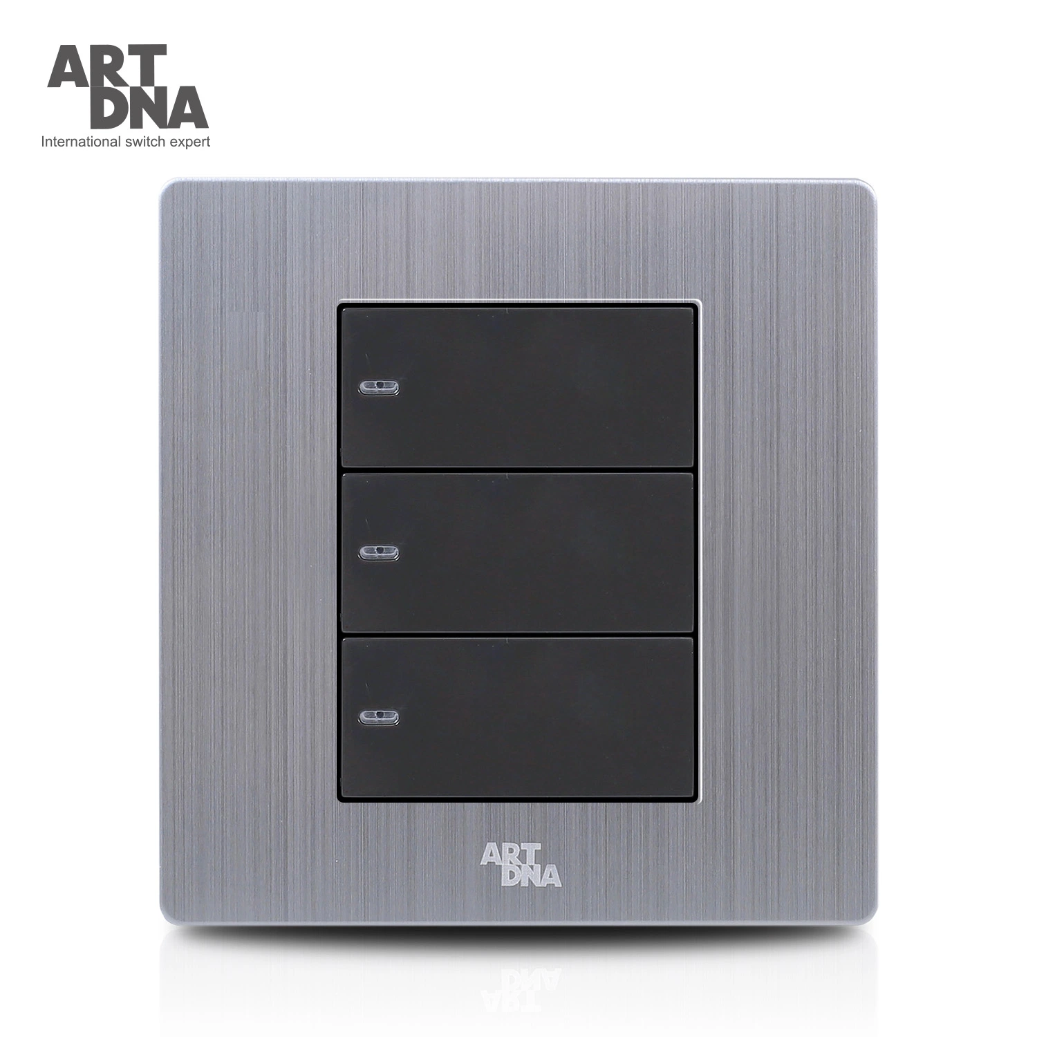 Artdna Metal Cover Intermediate 10A Electric Wall Switches for Home