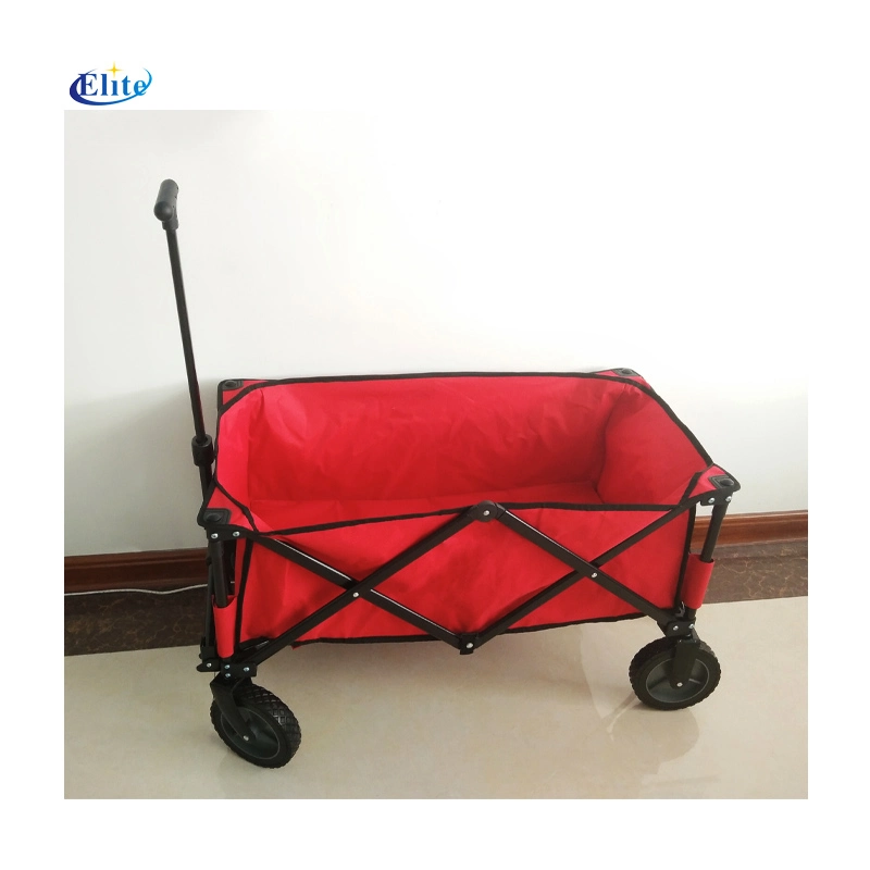 Elite Heavy Duty Luggage Loading Wagon Cart with Flexible Rubber Wheel