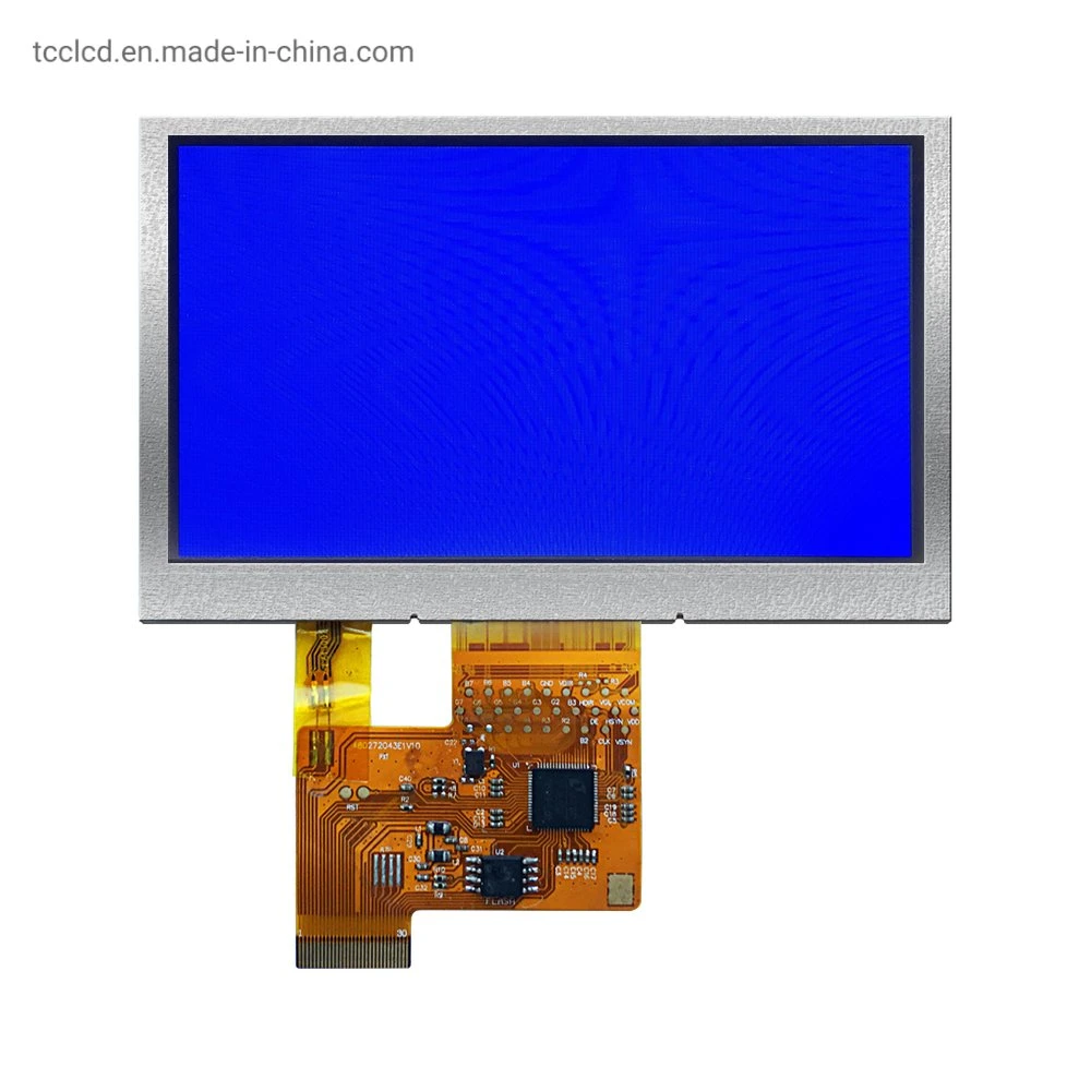 Shen Zhen 30 pinos SPI LCD Display 4.3 polegadas Nv3047 Controlador do módulo TFT 480X272